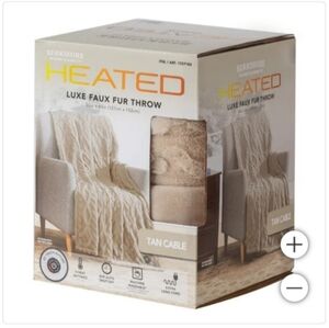 Berkinshire life heated throw